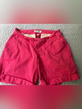 Old Navy Bright Pink Women's Chino Bermuda Shorts